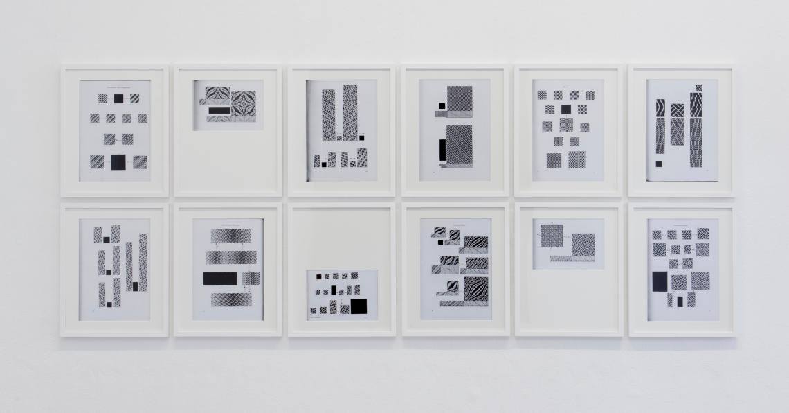 BINDUNGSLEHRE (2014/2015) Druck / Zeichnung auf Papier, Serie je 40 x 50 cm